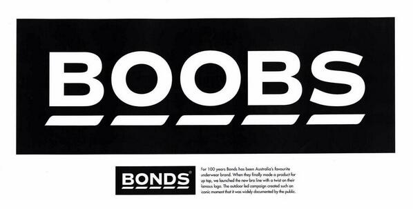 brandporn's tweet photo. Ecco la nuova campagna per l'underwear di Bonds. La parola d'ordine è: Tette! Tette! Tette!

Via: @adsoftheworld http://t.co/NPR2xt4rHj