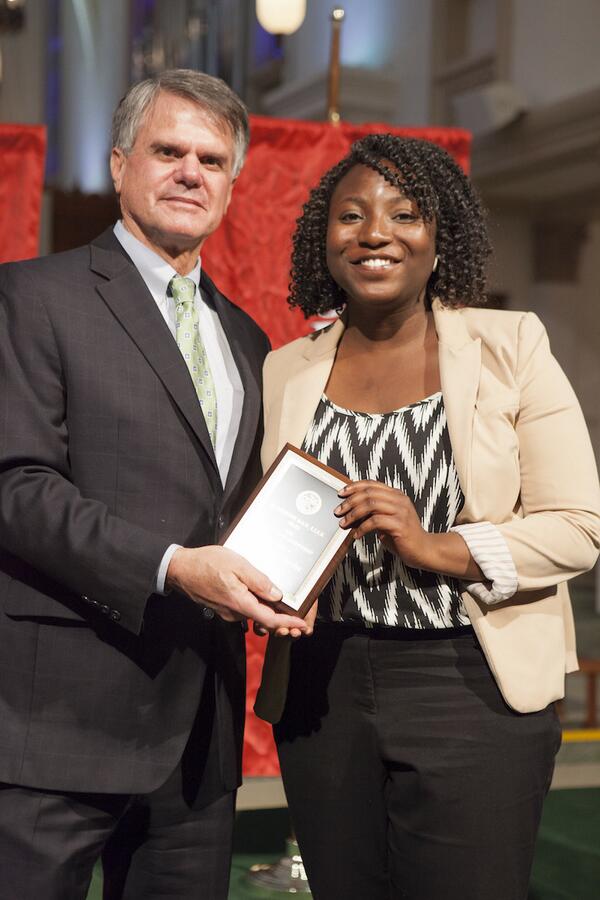 LoyolaMarymount's tweet photo. #LMU14 alum to use her #economics degree &amp; service experience back home in #Nigeria: http://t.co/OFXPQB75QL • http://t.co/JPgd2JJh5I