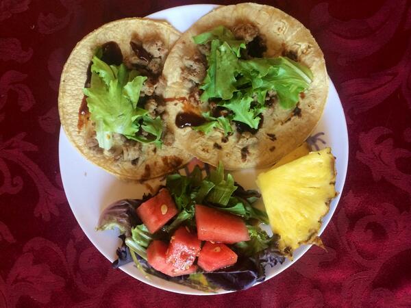 courtannsen's tweet image. Very proud of the lunch I made for myself 😁 #selfefficient