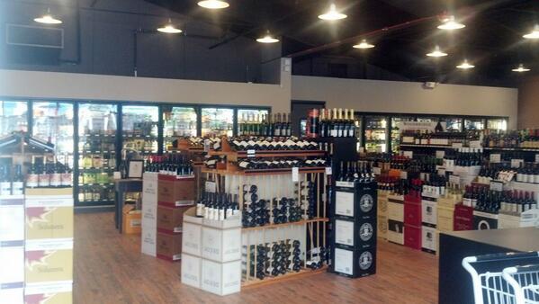 The store is starting to come together! So excited for the cooler to work so we can fill it up with whites &amp; rosé!