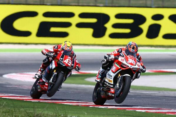 Grande 2° e  3° posto per <a href="/TatiMercado36/">Tati Mercado</a>  e FabioMassei a Misano in SSTK1000
Bravi Ragazzi!!!  #ForzaDucati