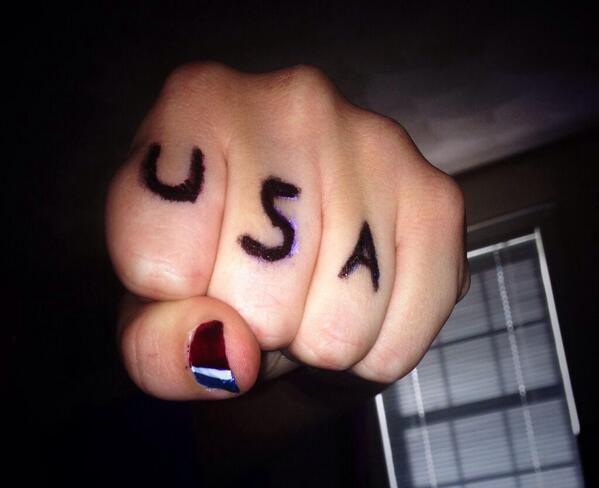 Sweeperprobs's tweet image. #knuckleup for #USAvsPOR #OneNationOneTeam