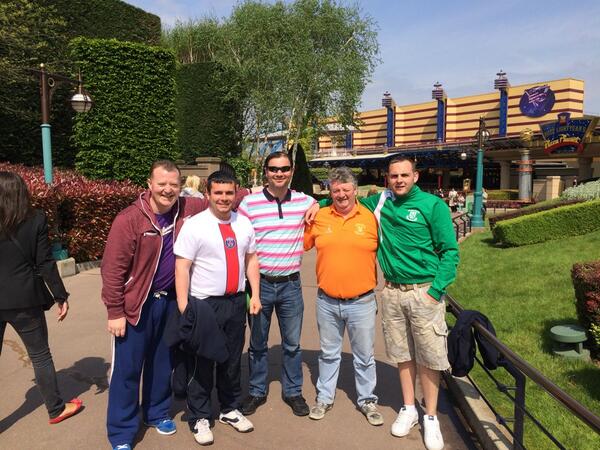 At Eurodisney with St Vincent's GAA