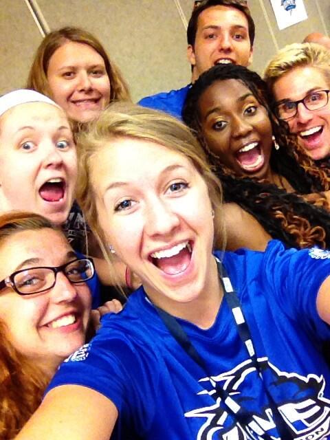 UNE_OL_Emily's tweet photo. I love orientation and I love selfies and I love @arelmoodie #uneorientation14 http://t.co/M97EC8veBX