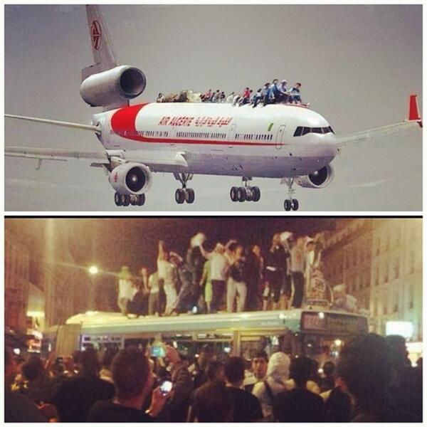 versatill1's tweet photo. PTDRRR LES ALGERIENS CE SOIR ILS SONT PARTOUT http://t.co/zTtMRc3q3B