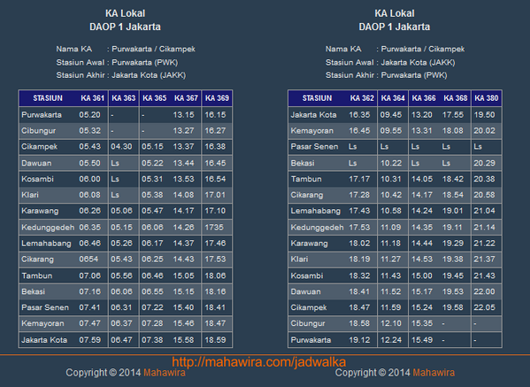 mahacyber's tweet photo. Jadwal KA Lokal Purwakarta / Cikampek Gapeka 2014
info lengkap: http://t.co/UTkIoLMwLk http://t.co/oMFr2blFFB