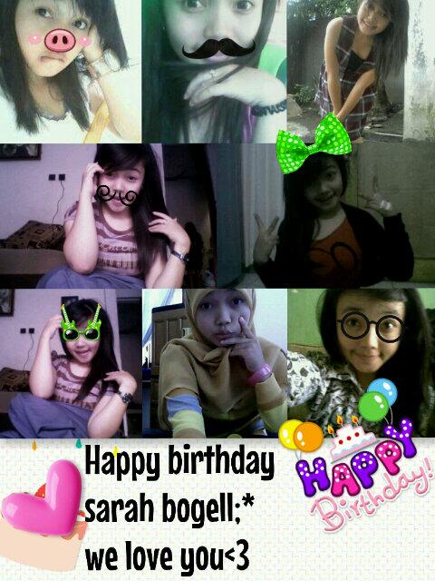 ZSF_fams's tweet photo. Happy birthday @sarahnuraryant :*{} we love youu mwaaahhh!♥♥ http://t.co/9SMlM8Xy2w