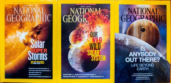 Starting 2 understand why magazine biz is slipping= nothing new to put on cover of NatGeo last 3 yrs in July.