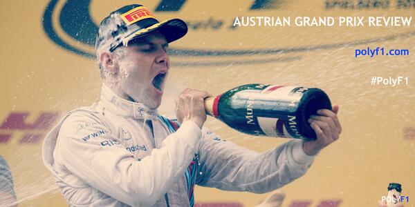 f1poly's tweet image. Well done to @ValtteriBottas on a first career podium #F1 #AustrianGP polyf1.com