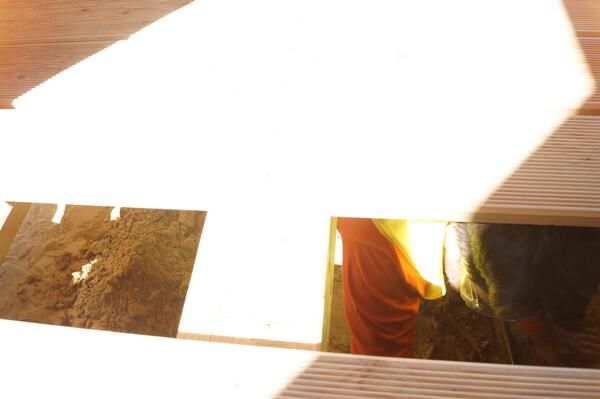 His new name: Buddel-Betram! (Digging Bertram) #SDE2014 #likeamole