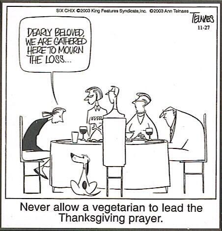 UKhealthyeating's tweet image. When a #vegetarian says the #prayer before a meal.... (via @TheDrGinger)