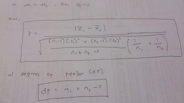 TheBryanJoshua's tweet image. Huh! Huh! I&apos;m going crazy!! #decsci2 #Stat #Ttest #DegreesOfFreedom