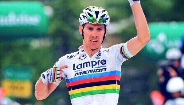 3 consecutive years Tour of suisse champion. You are the world's strongest man.