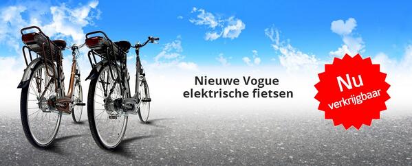 Nieuwe Vogue elektrische fietsen nu verkrijgbaar!