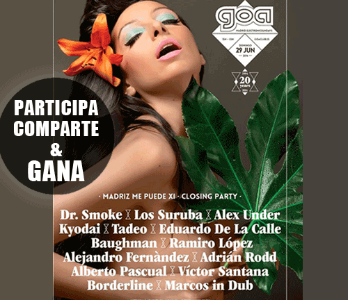 fabrikdiscoteca's tweet photo. RT y vente GRATIS a GOA !! Ganadores mañana a las 11:30 !!
Grupo Kapital es el único responsable de esta promoción. http://t.co/4KhWpsJadj