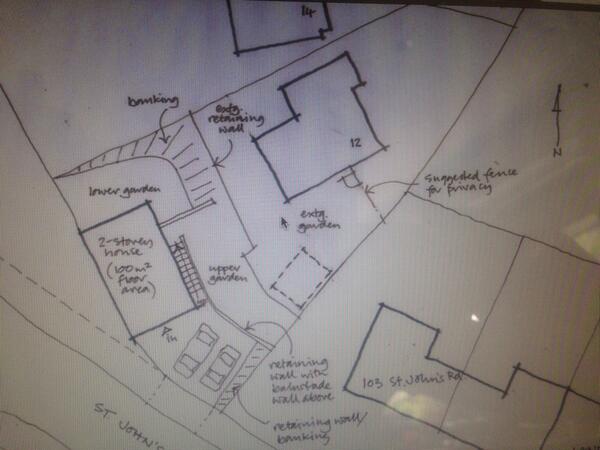 Initial plans and feasibility going ahead on a building plot we have acquired goodwindevelopments.co.uk #cheshirehomes