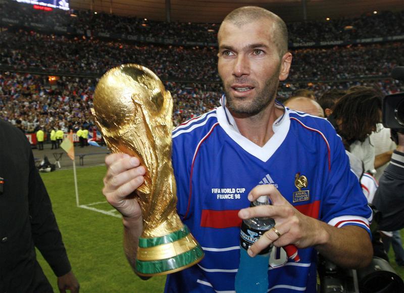 Squawka on X: It's also this man's birthday. Zinedine Zidane is 42 today. World  Cup winner. #FRA  / X