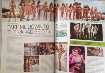 See this month's issue of @PlayboyMX w/myself & these beautiful ladies at the @BikiniModelSrch Article