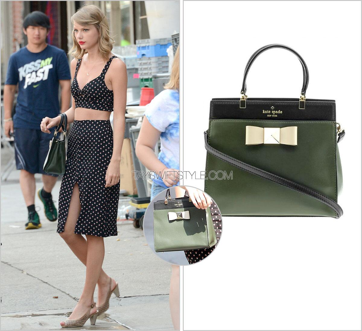 Sarah Chapelle on X Taylor Swift carrying a katespadeny bag July 7 NYC. http t OKCEZwkYev http t Vh2dulz0QE X