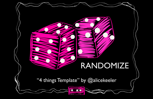 amyburvall's tweet photo. Will give shoutout to #remix as #randomizing via "4 things template" by @alicekeeler in my #rscon5 keynote :) http://t.co/7WHebYbHer