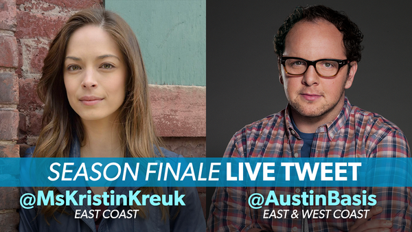AustinBasis's tweet photo. “@cwbatb #Beasties Live tweet w/ @MsKristinKreuk @stugillard &amp; Austin during TONITE's season finale of #BATB @ 9/8c! http://t.co/w7UZ6KPIHI”
