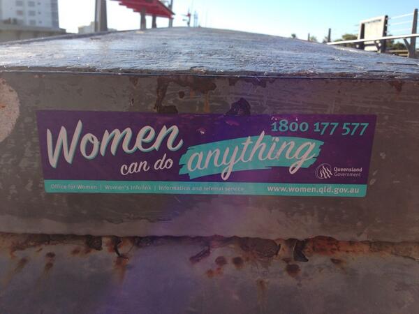 CorrieMoreau's tweet photo. Women can do anything. I agree! Thanks Queensland. #FMWIS #STEMWomen #IUSSI2014 http://t.co/Do6UITC8wl