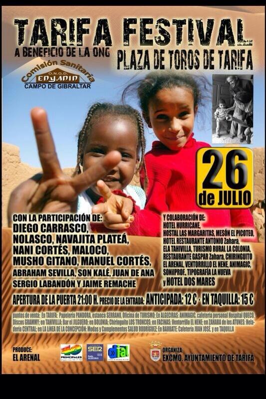 EL ARENAL SOLIDARIO, EL PRÓXIMO 26 DE JULIO CELEBRAREMOS UN CONCIERTO Para operar niños en el zahara