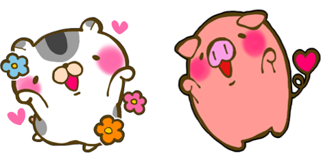 LINESOKUHOU7's tweet photo. 【LINEスタンプ】もちもちぶた＆ぎゅっつめ！「メロンパンが大好きなもちっとしたもちもちぶたです♪「厳選したかわいい生き物を集めたスタンプです。」 https://t.co/PZ4o5cxbO5 https://t.co/CzKe1CEE9c