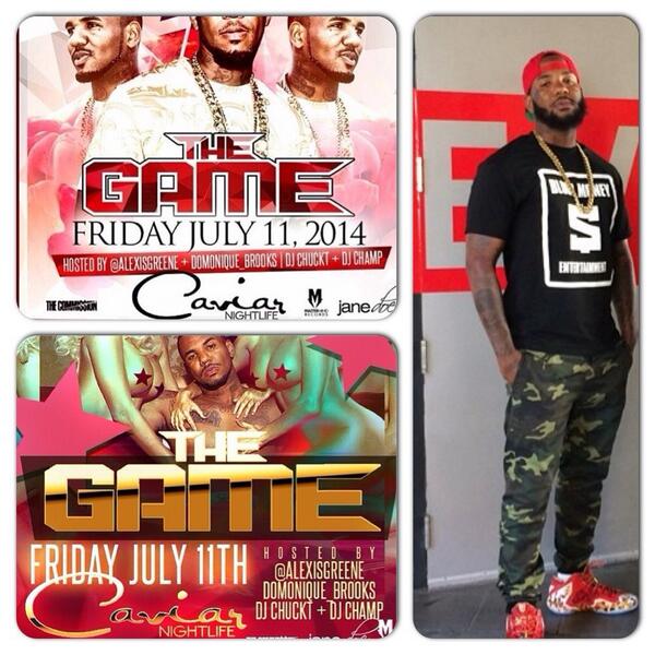 "The GAME" Live at <a href="/CAVIARNIGHTLIFE/">CAVIAR_NIGHTLIFE</a> in Charlotte, NC
‼️‼️Friday, July 11th‼️‼