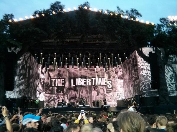 The Libertines at Hyde park were absolutely amazing. #bromance #thelibertines