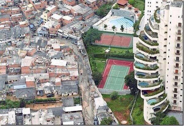 sirdanyal's tweet image. The distance between the rich and the poor in brazil