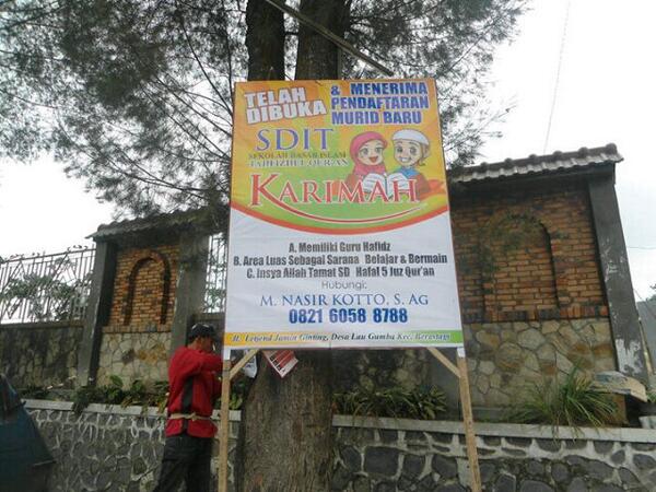 SDIT KARIMAH for  TAHFIZH QUR'AN  Hifzhul Qur'an itu penting. Berastagi insya Allah  siaap melahirkan hafizh Qur'an