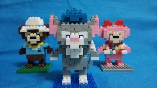 Motonari787 ナノブロック新作 ジェラトーニ です 東京ディズニーシーに新しく登場したダッフィーのおともだちです 尻尾がキュートです B ナノブロック Tds ジェラトーニ 東京ディズニーシー Http T Co Lvytkwlhsb