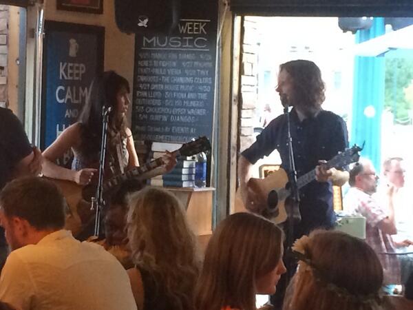 srboljub's tweet photo. Hanging with @J_Blea listening to @DawnAndHawkes playing at the @TheWildGooseMH in Colorado Springs! http://t.co/xg892qsnys