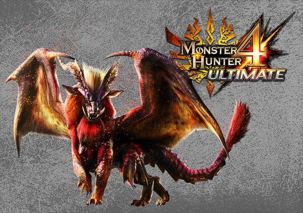 wallpapers Teostra Armor Mh4U burning flames of the teostra