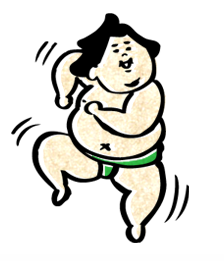 LINESOKUHOU7's tweet photo. 【LINEスタンプ】土俵際だよ！ゆるい関「十両力士「ゆるい関」は、自分に甘い性格とさぼり癖が災いしてずっと幕下のまま。」 https://t.co/RRKNooo0I2 https://t.co/wFHqaeTd3B