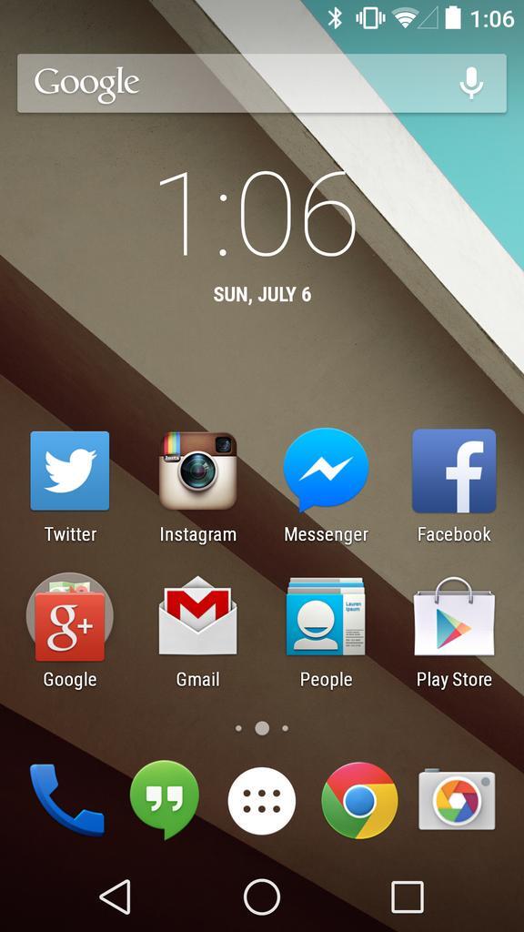 TaimurAsad's tweet photo. Keeping it simple. #AndroidL http://t.co/kZAhPZNGPm