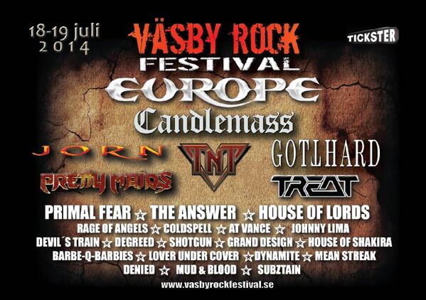 rageofangelsuk's tweet photo. STILL TO COME   #vasbyrockfestival #rageofangelsuk DON'T MISS this one SWEDEN here we come http://t.co/7y87FxEswn