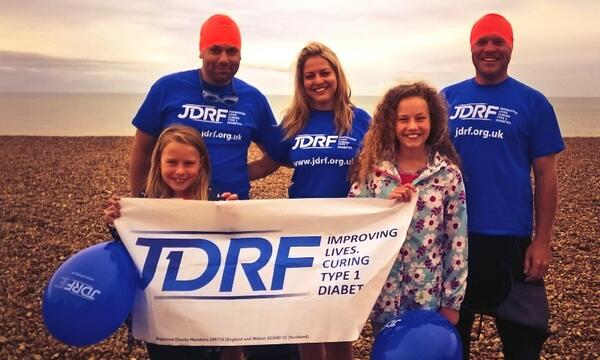Good luck Tiff, Max &amp; Sam in your sea swim for Diabetes!! #brightonbeach #JDRF