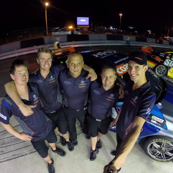 NickPercat's tweet photo. Massive thanks to these boys! Brad, Glen, Alex &amp; Ty . Gave me a rocket all weekend! P5 today :):) http://t.co/yznrArQntH