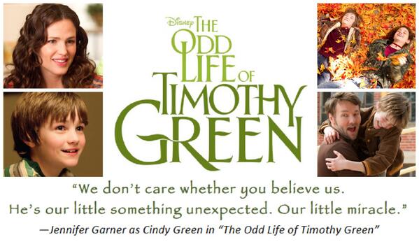TwiLightWLF's tweet photo. watching Timothy Green die in the movie the Odd Life of Timothy Green has left me sobbing... http://t.co/BqUgdr012C