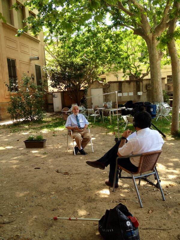 museucalvidal's tweet photo. Enregistrant testimonis de història oral al @museucalvidal amb els participants de la #vidalada2014 http://t.co/sMY73pKant