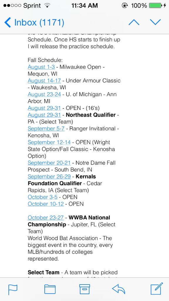 Luke_Thomka's tweet image. Blessed 🙌 #Fallschedule⚾️