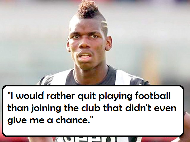 Funny Footy Quotes on Twitter: "Paul Pogba (referring to Man Utd