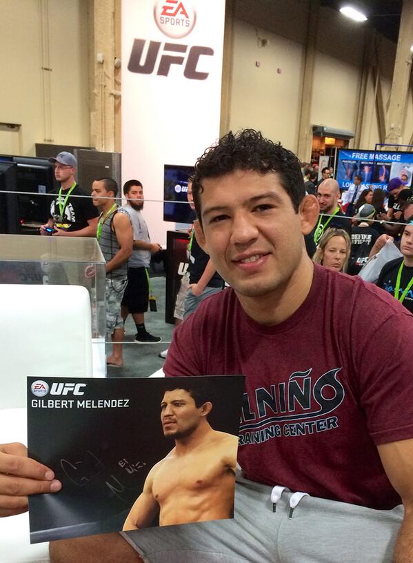 EASPORTSUFC's tweet image. .@GilbertMelendez is looking good in #EASPORTSUFC! Want a signed picture of El Niño? RT for a chance at it!