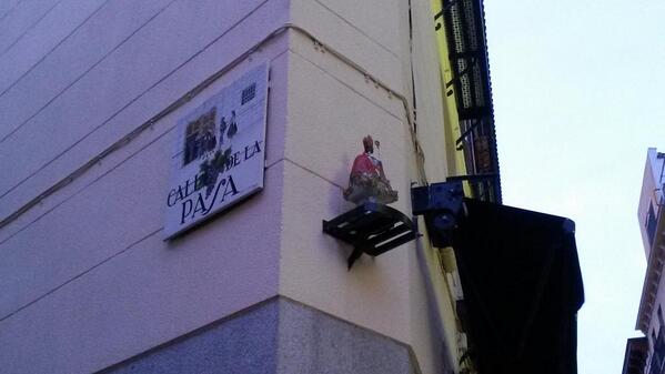 SecretosdeMadri's tweet image. San Fermin se deja ver estos días en Madrid  (via @daviddzg)