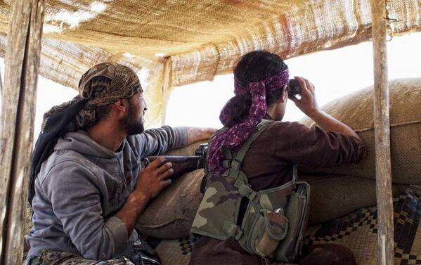 Hevallo's tweet photo. #ISIS has opened 17 fronts against #YPG #Rojava is under siege! via @RNB1212 #SpeakOut4Kobane
#SpeakOutForRojava http://t.co/yzHwMLj8mQ
