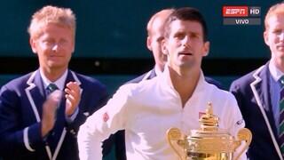 La imagen del #campeón de #Wimbledon2014 @DjokerNole #IncredibleMatch #WIMBLEDONxESPN