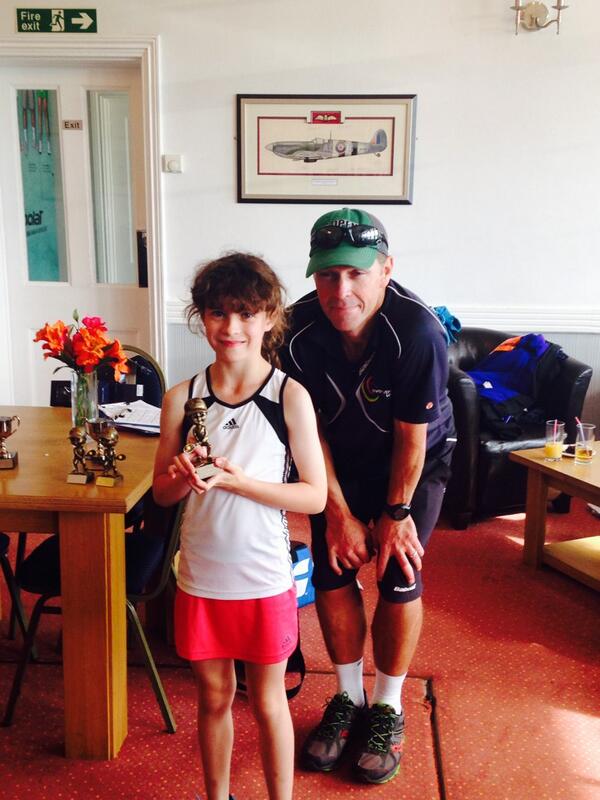 HaltonMini's tweet photo. Finalist and runner up of the orange club champs at Halton 2014 Kiera Foster with director Mike James http://t.co/xoMfL5pAVD