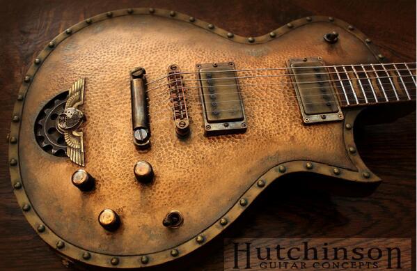 SixStringVai's tweet image. ESP Hutchinson LPC 'Bronze Top' James Hetfield Signature #Metallica #JamesHetfied #Guitar